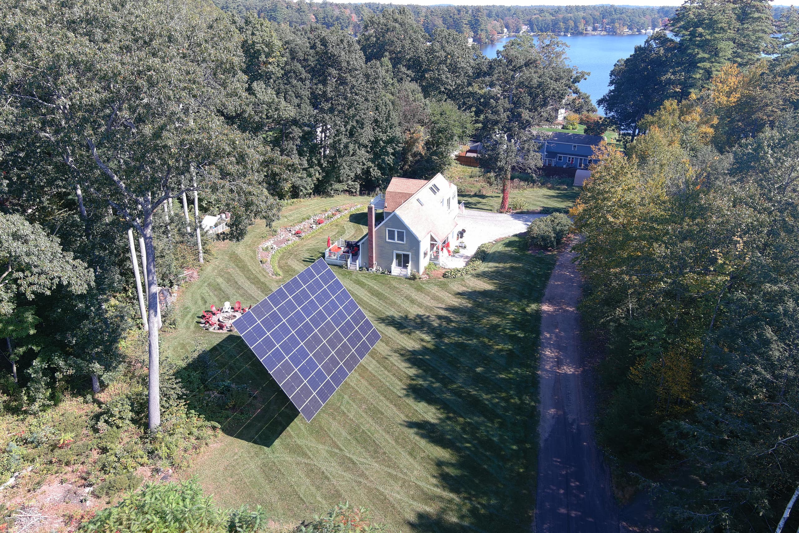 Residential dual-axis tracker system in New Hampshire